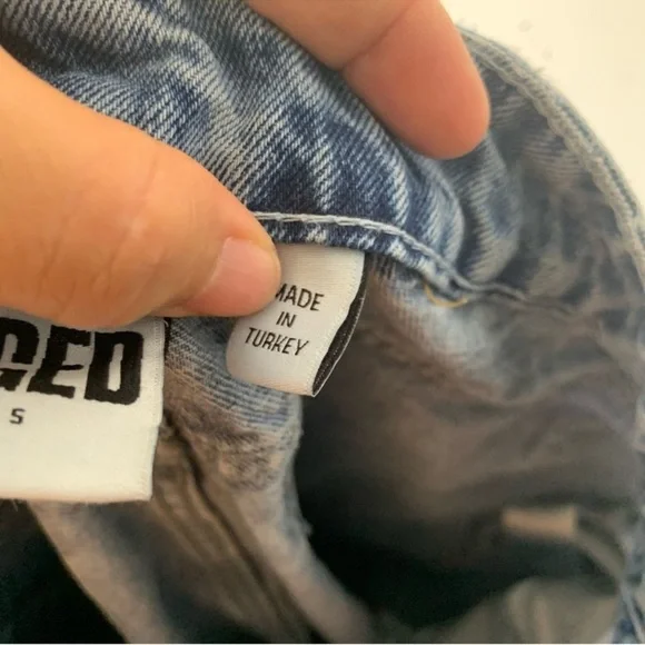 The Ragged Priest plaid straight leg Dad jeans size 28 - Picture 9 of 11